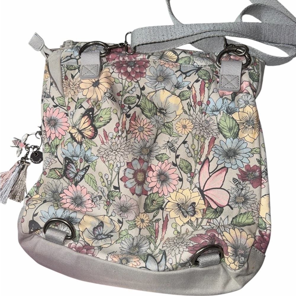 Sakroots Butterfly Floral Crossbody Bag - Multicolor - Picture 2 of 6